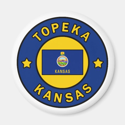 Topeka Kansas Magneet (Voorkant)