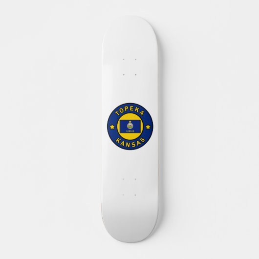 Topeka Kansas Persoonlijk Skateboard (Voorkant)