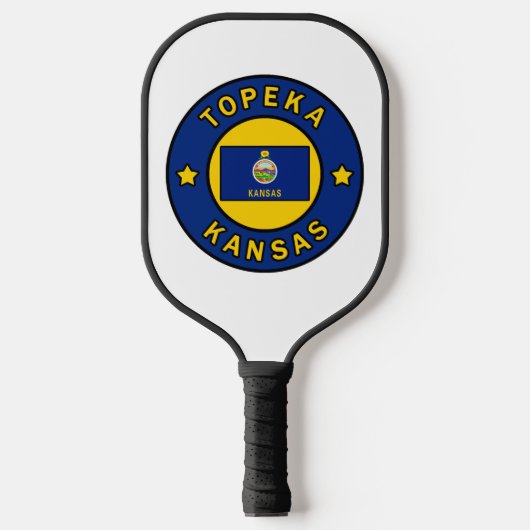 Topeka Kansas Pickleball Paddle (Voorkant)