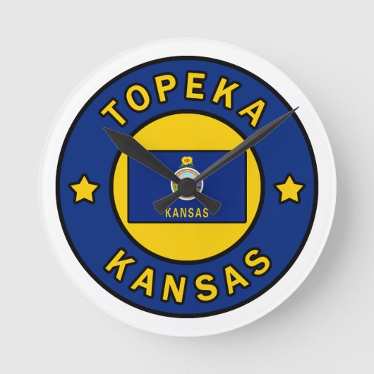 Topeka Kansas Ronde Klok (Voorkant)