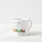 TOPEKA KANSAS SKYLINE - Espresso-Mokken Espresso Kop (Voorkant rechts)