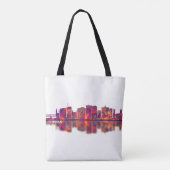 Topeka Kansas Skyline Tote Bag (Achterkant)