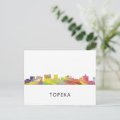 TOPEKA KANSAS SKYLINE WB1 - BRIEFKAART (Staand voorkant)