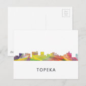 TOPEKA KANSAS SKYLINE WB1 - BRIEFKAART (Voorkant / Achterkant)
