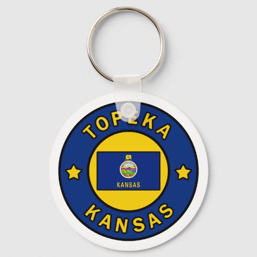 Topeka Kansas Sleutelhanger (Voorkant)
