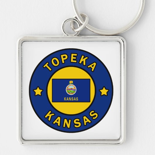 Topeka Kansas Sleutelhanger (Voorkant)