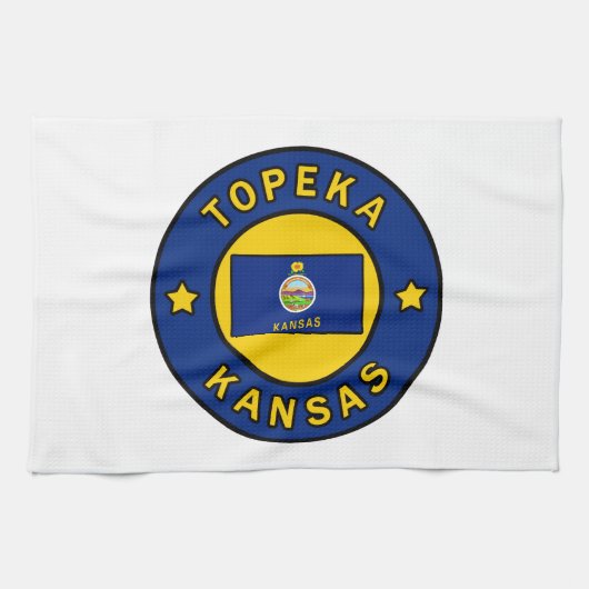 Topeka Kansas Theedoek (Horizontaal)