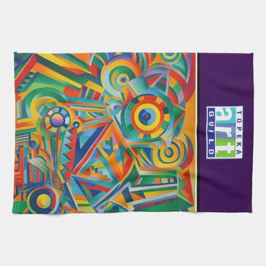 Topeka Kunstgilde Abstract Theedoek (Horizontaal)