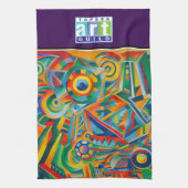 Topeka Kunstgilde Abstract Theedoek (Verticaal)