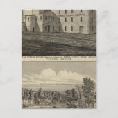 Topeka Starch Worksand Residence of DM Howard Briefkaart (Voorkant)