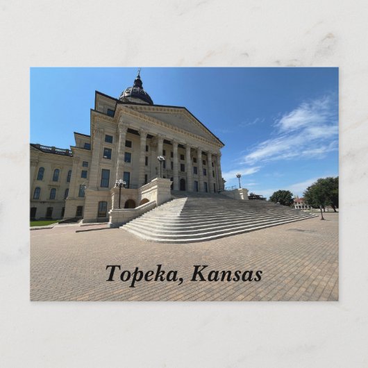 Topeka State Capitol Briefkaart (Voorkant)