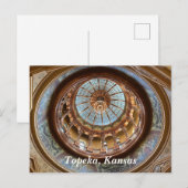 Topeka State Capitol Dome Briefkaart (Voorkant / Achterkant)