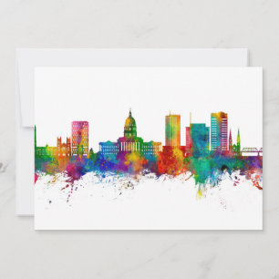 Topeka Wyoming Skyline Kaart