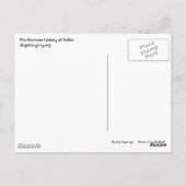 Topenga - Geluk is een geadopteerde kat! Briefkaar Briefkaart (Achterkant)