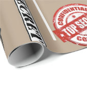 Topgeheim geclassificeerde cadeaubonnen cadeaupapier (Rol Hoek)