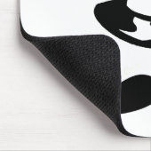 Tophat en Mustache Muismat (Hoek)