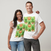 Tophat Leprechaun Pattern T-shirt (Unisex)
