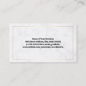 Tophoed en toverstaf | tovenaar visitekaartje (Achterkant)