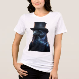 Tophoed Zwarte Merel De Raaf Tshirt
