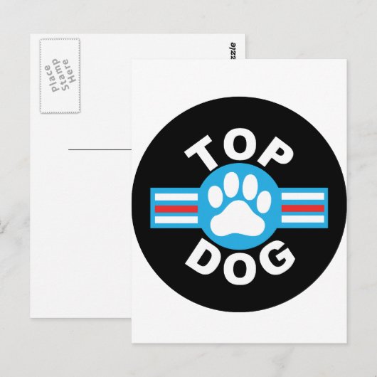 tophond briefkaart (Voorkant / Achterkant)