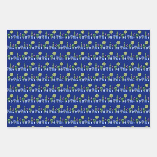 Topiary and Chinoiserie Wrapping Paper Collection (Voorkant)