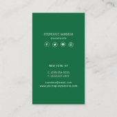 Topiary Artist Visitekaartje (Achterkant)