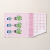 Topiary Blue en White Ginger Jar Hand Towel Handdoek (Handdoek)