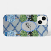 Topiary Blue Ginger Jars Jar Mat iPhone Hoesje (Achterkant horizontaal)