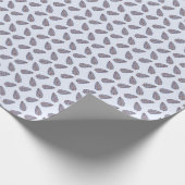 Topiary Boom in Blokdrukstijl Cadeaupapier (Hoek)
