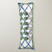 Topiary Chinoiserie Ginger Jar Jars Lumbar Lichaamskussen (Voorkant Verticaal)