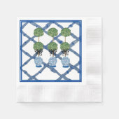 Topiary Chinoiserie Ginger Jar Servet (Voorkant)