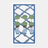 Topiary Chinoiserie Ginger Jar Servet (Voorkant)