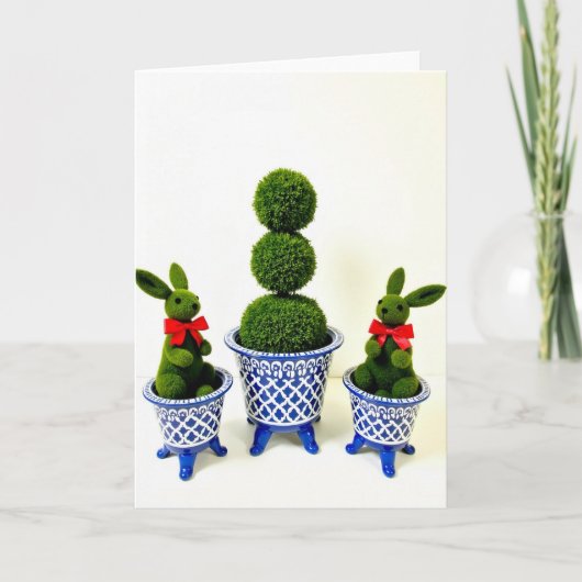 Topiary Friends Season S Greetings Card Kaart (Voorkant)