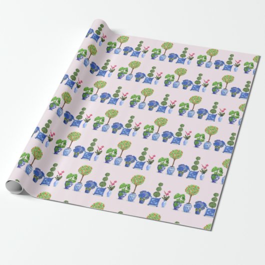 Topiary Garden Cadeaupapier (Uitgerold)