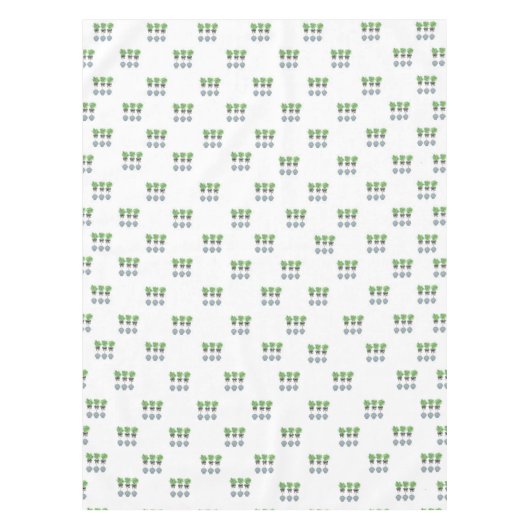 Topiary Goldfish Ginger Jars Tablecloth Tafelkleed (Voorkant)