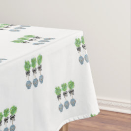 Topiary Goldfish Ginger Jars Tablecloth Tafelkleed