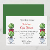Topiary Holiday Uitnodiging (Voorkant / Achterkant)