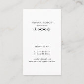 Topiary Landscape Designer Visitekaartje (Achterkant)