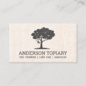 topiary | landschapsarchitectuur | Boomtop Visitekaartje (Voorkant)