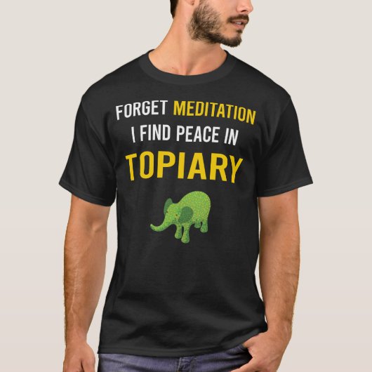 Topiary-meditatie T-shirt (Voorkant)