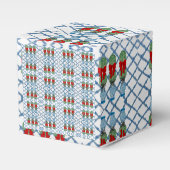 Topiary met Kerstmis Chinoiserie Bamboo Bedankdoosjes (Voorkant Zijde)