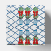 Topiary met Kerstmis Chinoiserie Bamboo Bedankdoosjes (Bovenkant)