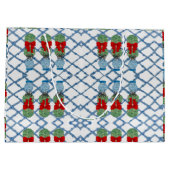 Topiary met Kerstmis Chinoiserie Bamboo Groot Cadeauzakje (Achterkant)