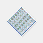 Topiary met Kerstmis Chinoiserie Bamboo Servet (Hoek)