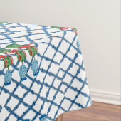 Topiary met Kerstmis Chinoiserie Bamboo Tafelkleed (Voorbeeld)