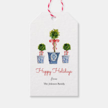 Topiary met rode strik Vakantiewerk Kado favorabel