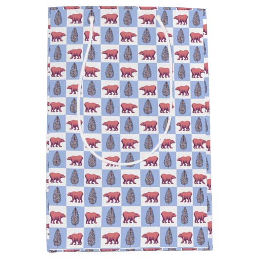 Topiary & Polar Beren voor blokdruk Medium Cadeauzakje