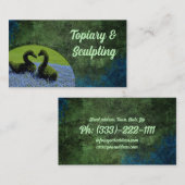 Topiary & Sculpting Custom Shapes Gardener Service Visitekaartje (Voorkant / Achterkant)