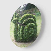 Topiary slak leuk tuinieren grote klok (Hoek)