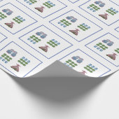 Topiary Staffordshire Dogs Ginger Jar Cadeaupapier (Hoek)